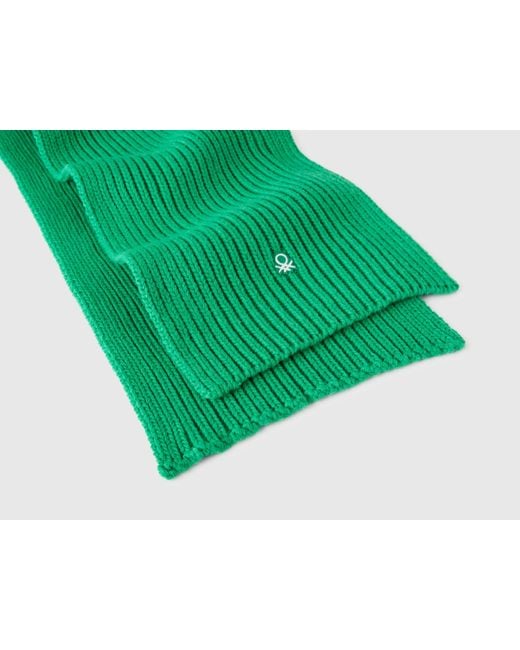 Benetton Benetton, Schal Aus Wollmischung, Größe, Grün, Herren in Green für Herren