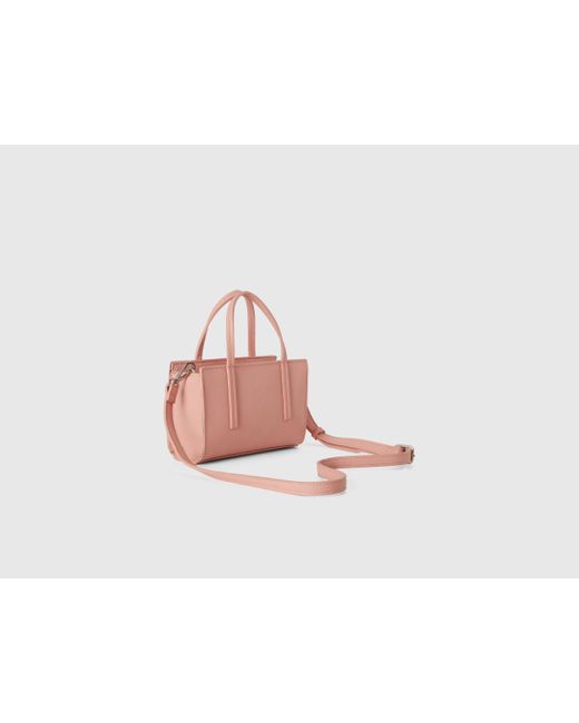 Benetton, Bolso Rectangular Pequeño, Talla, Rosa Pastel, Mujer Benetton de color Black