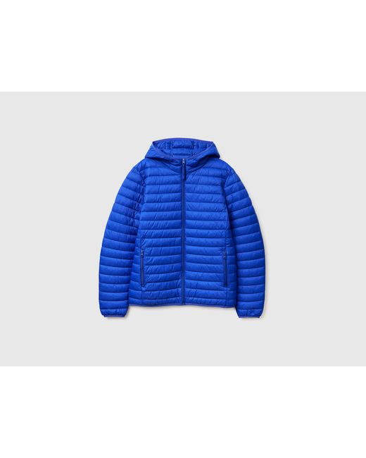 Benetton Blue Benetton, Regular Fit Padded Down Jacket for men