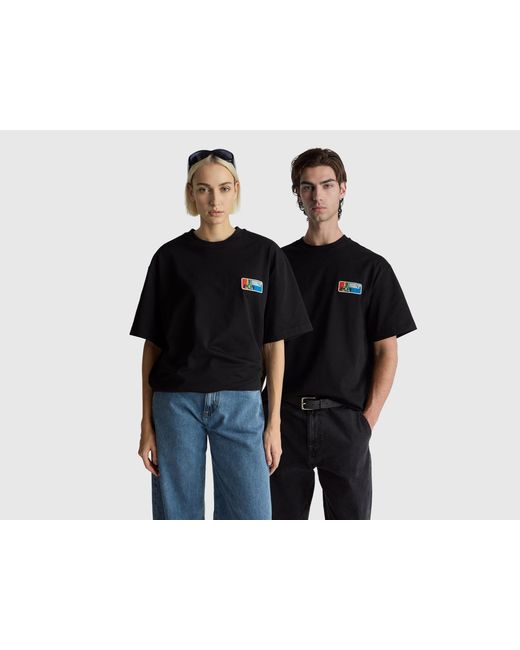 Benetton Black Benetton, Benetton Formula T-Shirt With Back Print