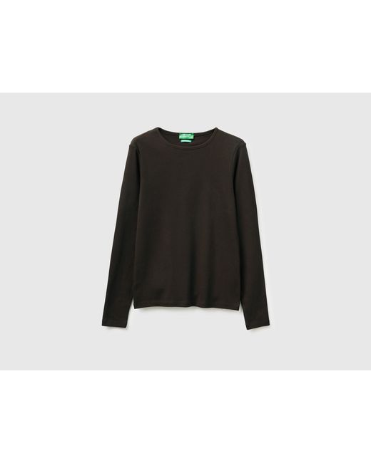 Benetton Black Benetton, Slim Fit Long Sleeve T-Shirt
