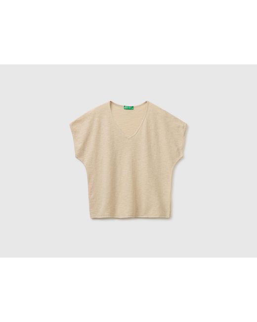 Benetton Black Benetton, V-Neck Sweater