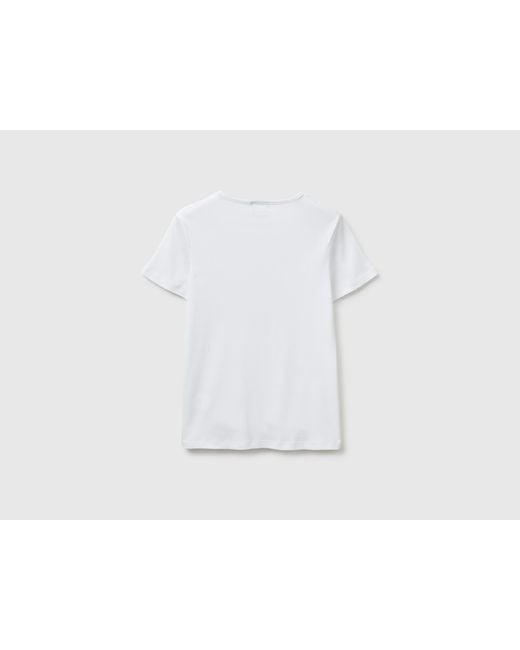 Benetton Black Benetton, Slim Fit Crew Neck T-Shirt