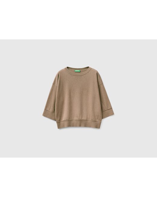 Benetton Black Benetton, Crew Neck Sweater