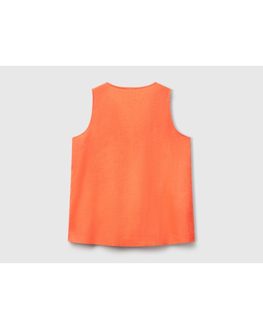 Benetton Red Benetton, Sleeveless Blouse