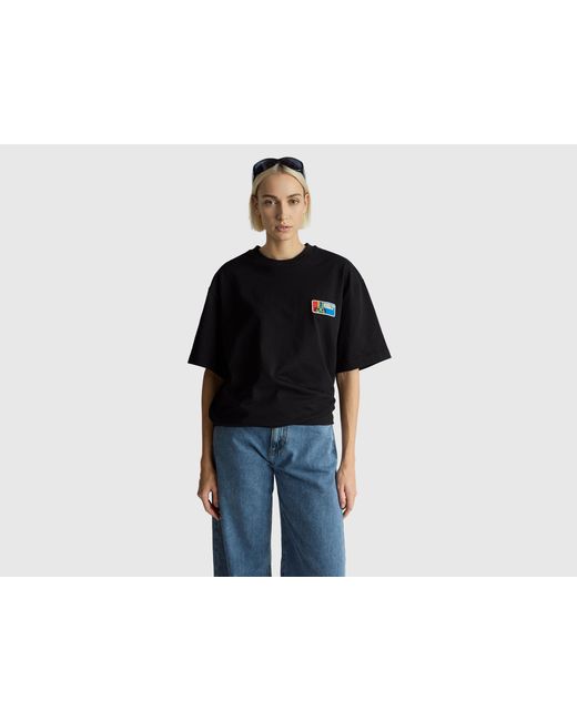 Benetton Black Benetton, Benetton Formula T-Shirt With Back Print