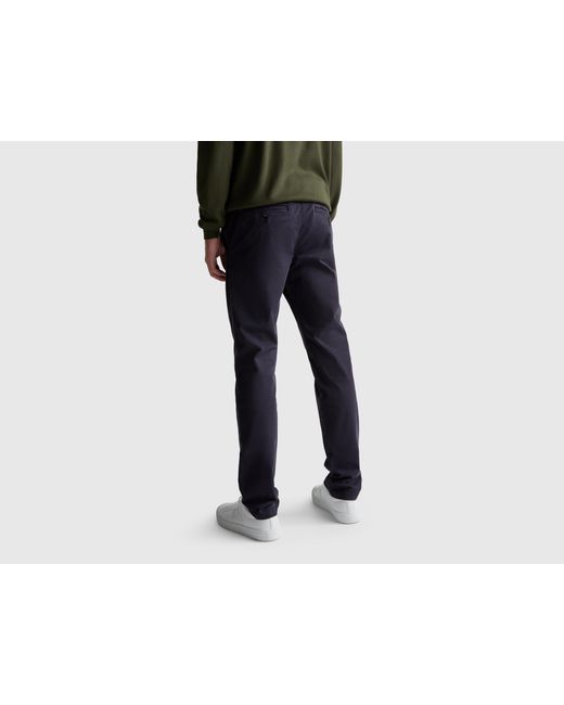Benetton Black Benetton, Slim Fit Cotton Chinos for men