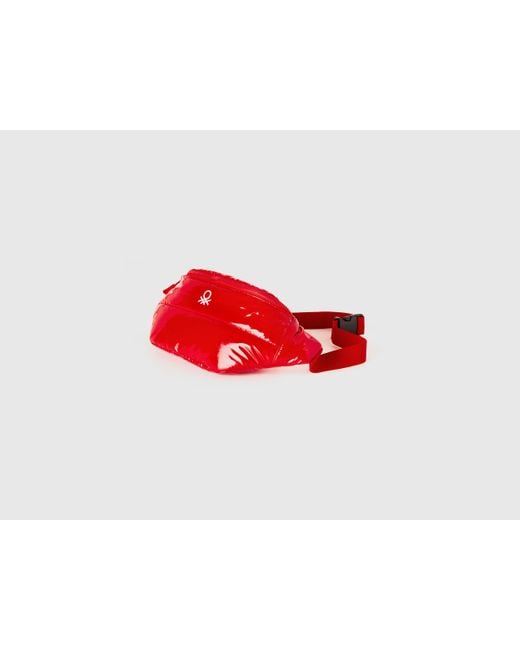 Benetton Red Benetton, Gürteltasche Mit Logo, Rot