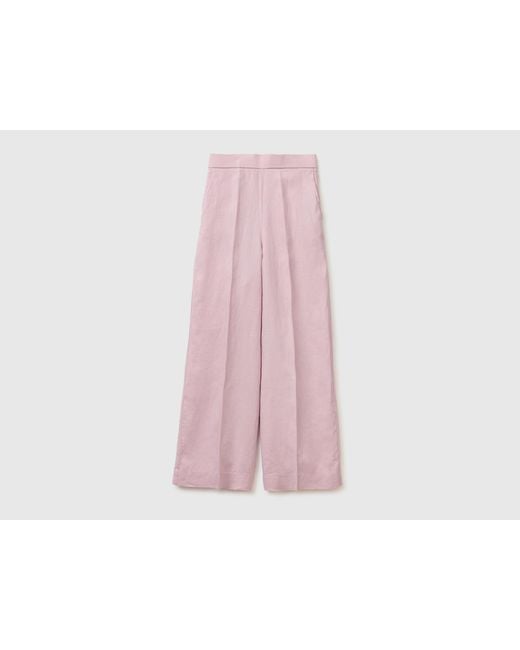 Benetton Pink Benetton, Palazzo Trousers
