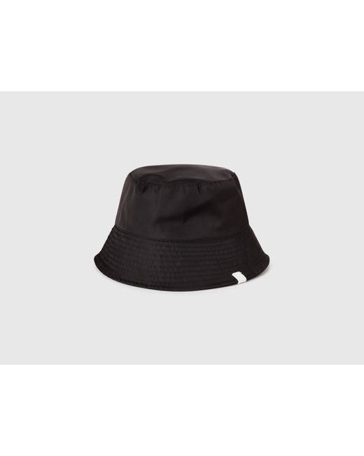Benetton, Cappello Stile Pescatore Reversibile, Nero, Donna di Benetton in Black