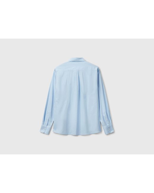 Benetton, Camicia Regular Fit Button-Down, Taglia, Blu Chiaro, Uomo di Benetton in Blue da Uomo