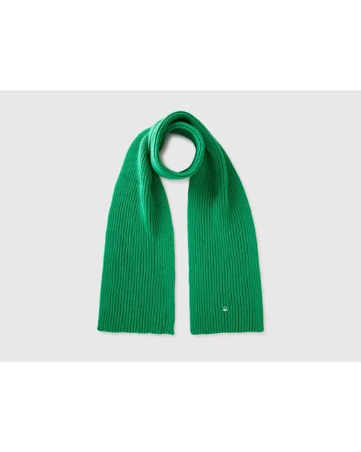 Benetton Benetton, Schal Aus Wollmischung, Größe, Grün, Herren in Green für Herren