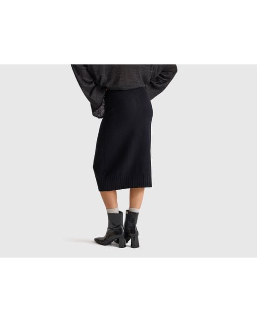 Benetton, Gonna Midi di Benetton in Black