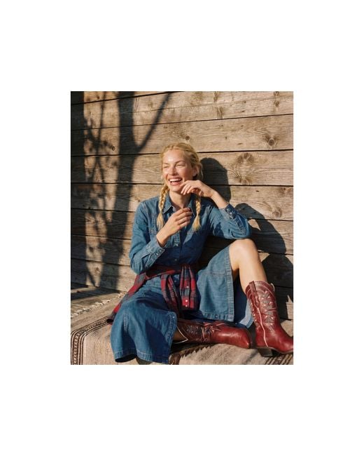 Benetton Blue Benetton, Light Denim Shirt Dress
