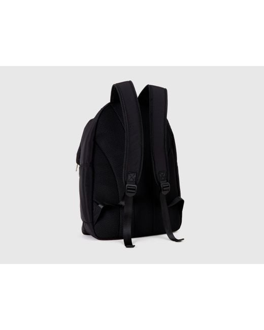 Mochila Negra Acolchada Benetton de hombre de color Negro | Lyst