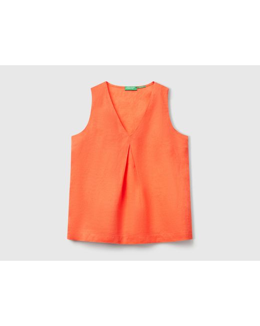 Benetton Red Benetton, Sleeveless Blouse