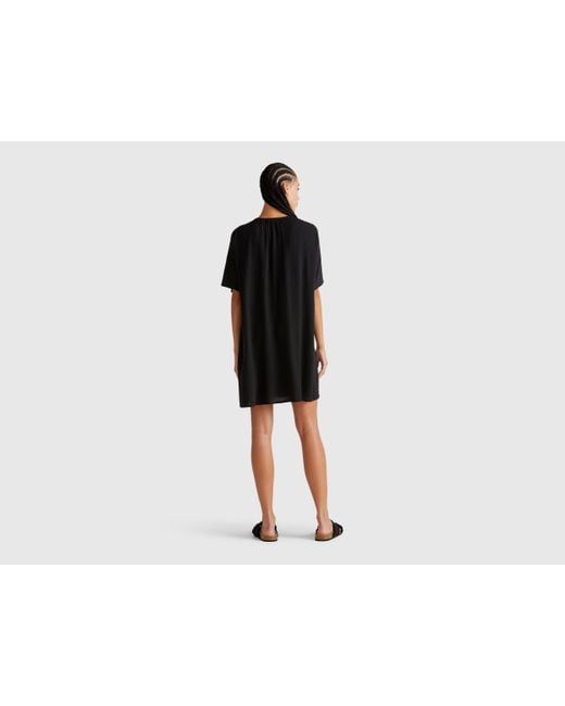 Benetton Black Benetton, Short Wide Dress