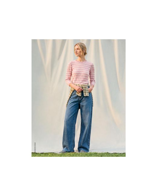 Benetton Blue Benetton, Wide-Fit Jeans