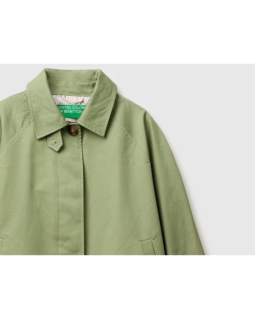 Benetton Green Benetton, Short Trench Coat