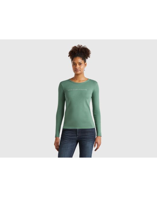 Benetton Green Benetton, Langärmeliges T-Shirt