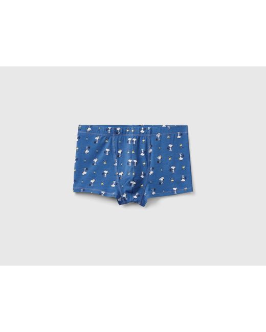 Benetton Blue Snoopy ©peanuts Boxers for men