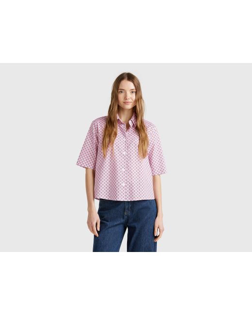 Benetton Black Benetton, Patterned Shirt