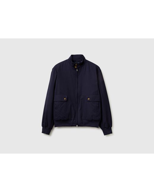 Benetton Blue Benetton, Jacket With Paisley Lining for men