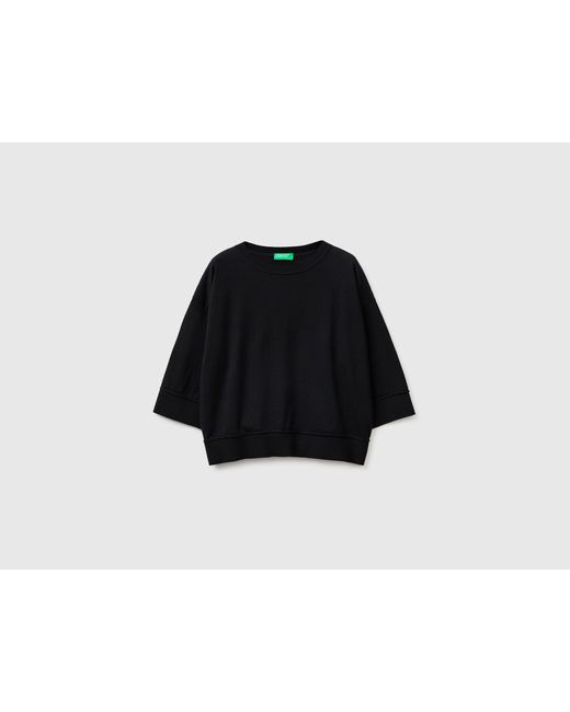 Benetton Black Benetton, Crew Neck Sweater