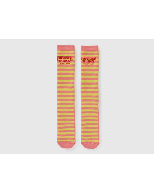 Benetton Black Benetton, Stranger Things Striped Socks for men