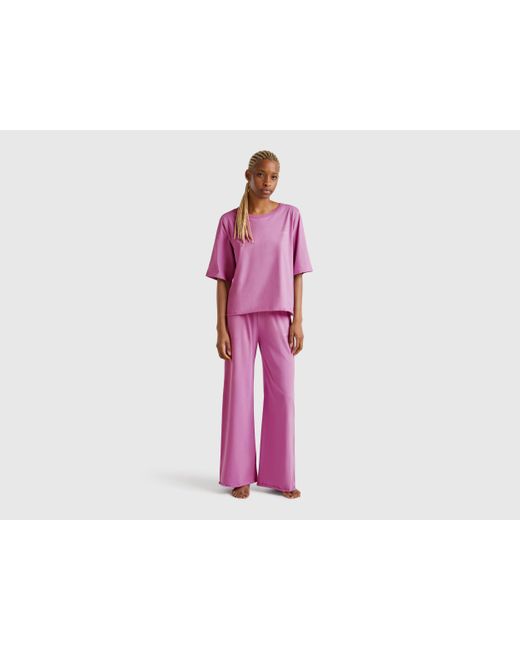 Benetton Black Benetton, Loose-Fitting Pyjamas