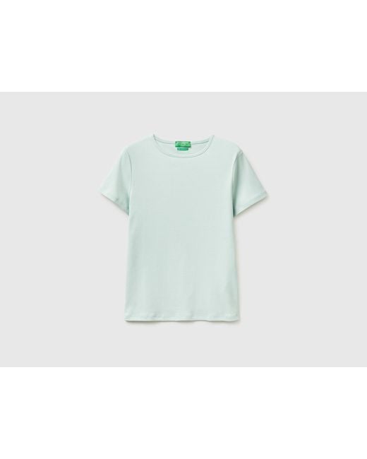 Benetton Black Benetton, Slim Fit Crew Neck T-Shirt