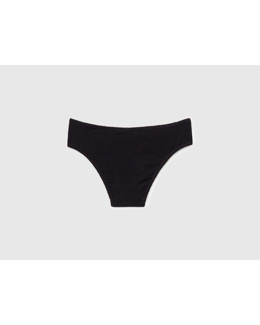 Benetton Black Benetton, Basic Stretch Cotton Underwear