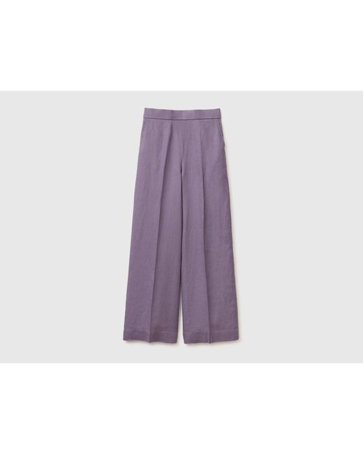 Benetton Purple Benetton, Palazzo Trousers