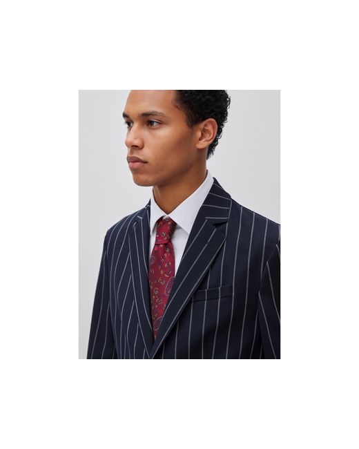 Benetton Blue Benetton, Striped Blazer for men