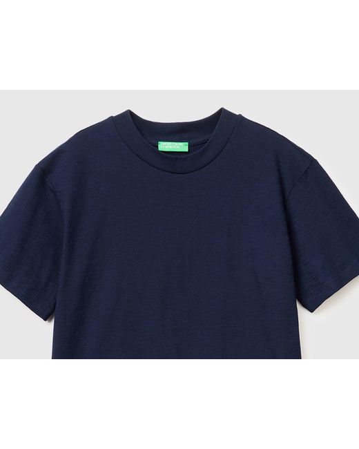 Benetton Blue Benetton, Crew Neck T-Shirt