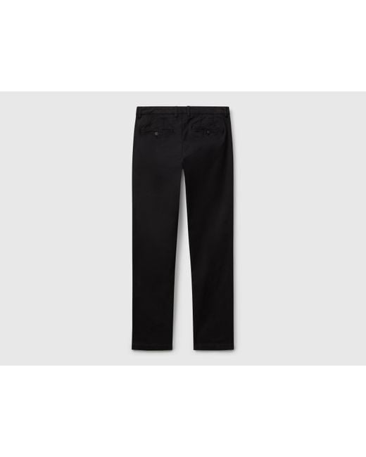 Benetton Black Benetton, Slim Fit Cotton Chinos for men
