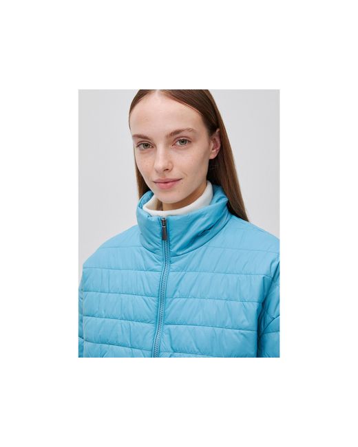 Benetton Blue Benetton, Lightweight Padded Jacket With 3/4 Sleeves