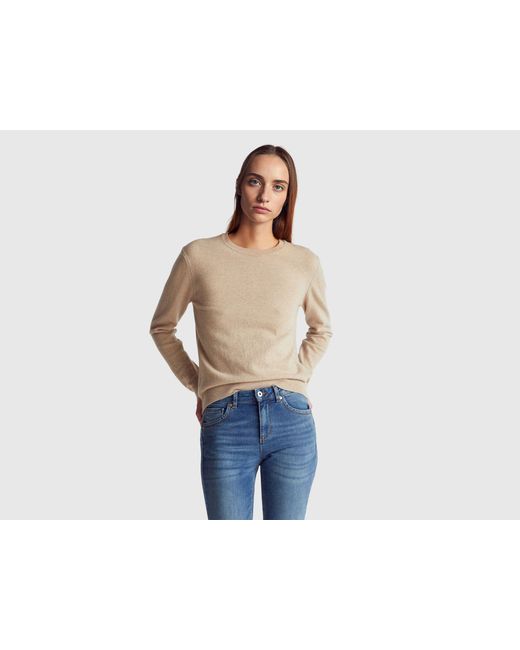 Benetton Black Benetton, Crew Neck Sweater