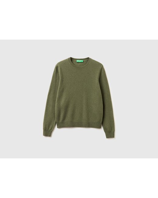 Benetton Green Benetton, Crew Neck Sweater