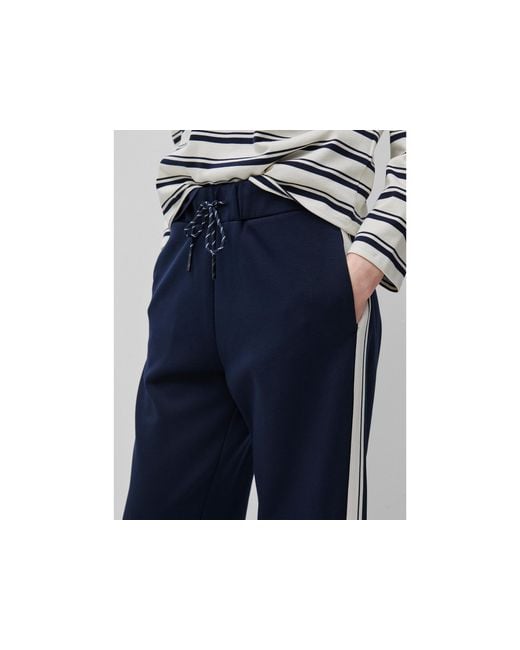 Benetton Black Benetton, Trousers With Striped Side Bands