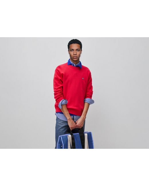 Benetton Red Benetton, Relaxed Fit Sweater for men
