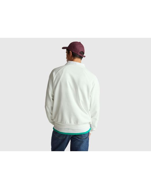 Benetton, Sudadera De Corte Holgado De Stranger Things, Talla, Blanco Crema, Hombre Benetton de hombre de color Black