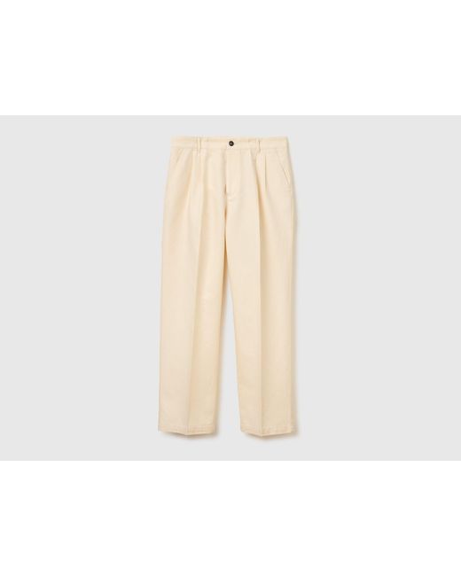 Benetton Black Benetton, Wide-Leg Trousers for men