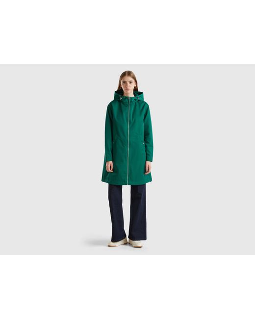 Benetton Green Benetton, Nylon Rainproof Jacket