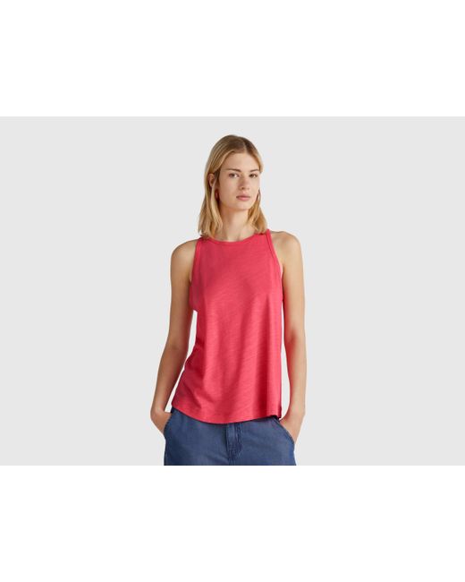 Benetton Red Benetton, Halter Tank Top