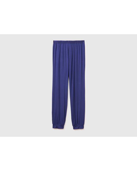 Benetton Blue Benetton, Stretch Modal Trousers