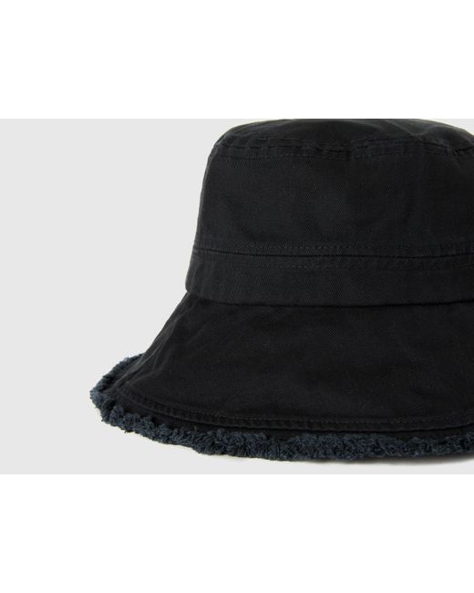 Cappello Nero Stile Pescatore di Benetton in Black