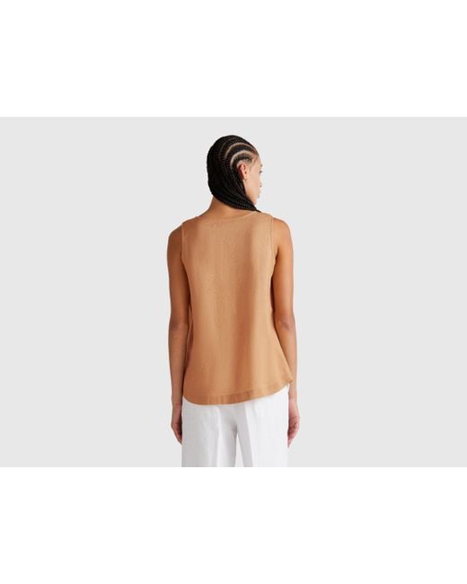 Benetton Black Benetton, Sleeveless Blouse