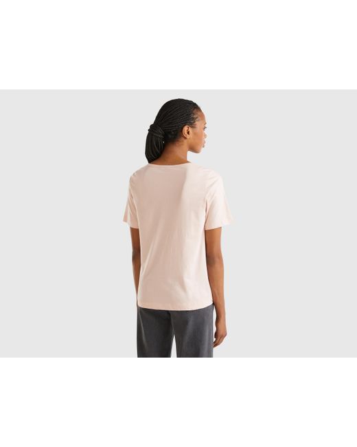 Benetton Black Benetton, Powder Short-Sleeve T-Shirt, , Soft