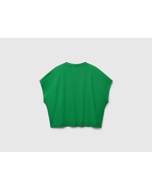 Benetton Green Benetton, Kimono Sleeve T-Shirt